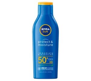 Nivea Sun Protect & Moisture nawilżający balsam do opalania SPF50+ (200 ml)