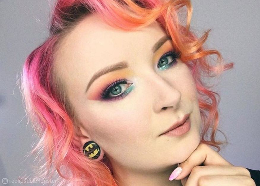 Kolorowe makijaże robią furorę na Instagramie