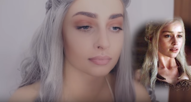 makijaż w stylu Khaleesi